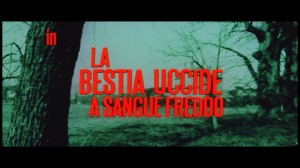 La bestia uccide a sangue freddo dvd